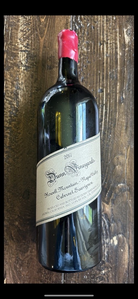 Dunn Vineyards Wine Bottle Empty 2017 Magnum 1.5L Napa Collectible