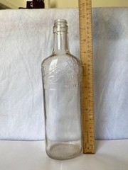 RARE « SEABO » WINE BOTTLE JACKSONVILLE FL 12 INCHES TALL 4/5 Qt