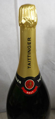 Taittinger Brut Champagne Dummy Empty Bottle Prop Mathusalem Wood Crate Very Big