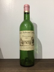 1967 VIEUX CHATEAU CERTAN, Pomerol, Empty Bottle, vintage antique wine
