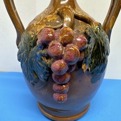 Vintage Jar For Wine Terracotta Popular Amphora Signed Period Xx Century