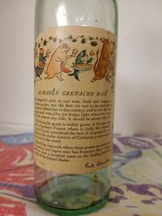 Vtg Almaden Grenache Rose Empty Wine Bottle w/ Cork-Almaden Vineyards-Branded