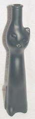ZELLER SCHWARZE KATZ EMPTY BLACK CAT WINE BOTTLE EMPTY NO CORK 2007