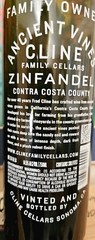 Cline Family Cellars 3 Empty Zinfandel Bottles 2020-2021