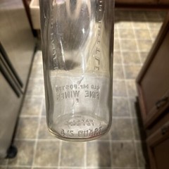 Old Mr. Boston Fine Wines Bottle Magic Panel Bin Bottle 4/5 Quart