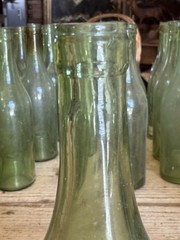 Antique Single Serve Wine Bottle French Hand Blown Punt