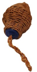 BasketWrapped WineBottle, Demijohn, Mid Century. FreeWickerSachet Incl.