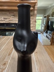 2012 Moselland Rheinhessen Riesling Black Cat Bottle Empty 500ml Collectible