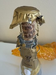 Empty Bottle with Cork and Foil Crystal Louis Roederer 2016