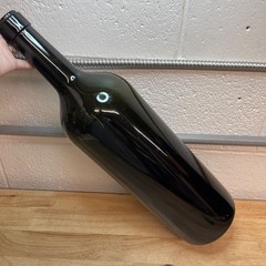 XXL Wine Bottle – 21&Prime; Antique Green – 5 Liters – Bordeaux Bottle