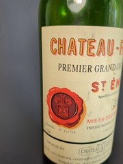 2000 Chateau Figeac St Emilion (empty) Bordeaux Bottle with cork
