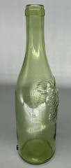 Vintage Green grape embossed 25 oz capacity height 11 in bottle