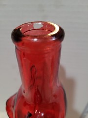 Moselland Riesling Tall Red Cat Wine Bottle