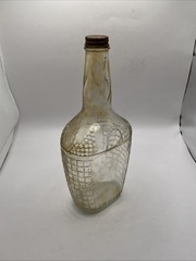 Vintage Bardenheier’s Embossed Clear Glass Bottle 4/5 Quart