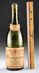 Empty Bottle Jean Lambertin 1949 Red « Beaujolais » Wine Bottle (#2)