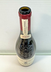 2009 Chateau de Beaucastel Wine Empty Bottle Embossed Crest 750 ml