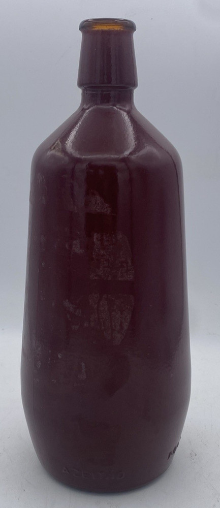 Vintage Lancers J.M. Da Fonseca Portugal 9&Prime; Glass Brown Painted Wine Bottle