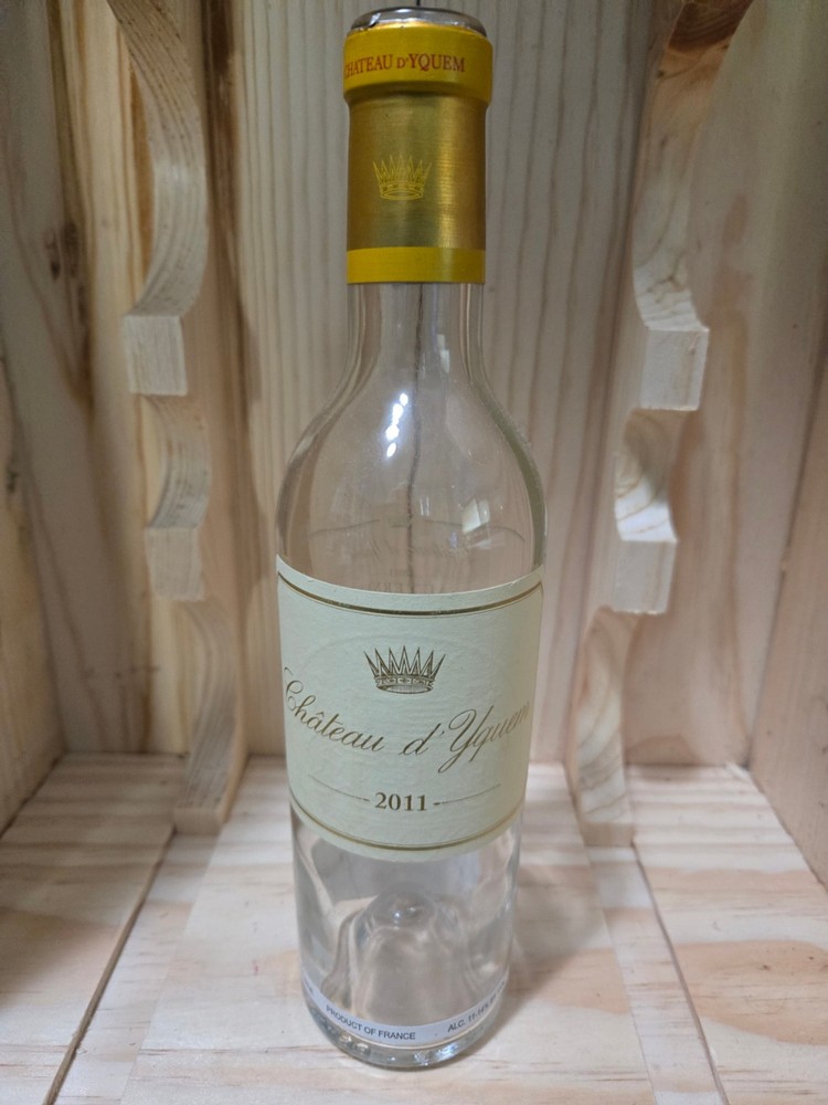2011 Chateau d&rsquo;Yquem (half/demi), Sauternes, Empty Bottle (Boutille Vide)