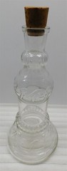 Vintage Tall Glass Decanter Bottle for Wine and Spirits