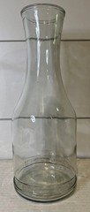 Vintage PAUL MASSON CLEAR GLASS WITH LID Wine Water Milk Carafe