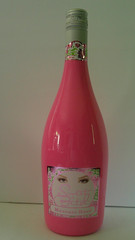 Sweet Bitch Moscato Rose Empty Pink Wine Bottle