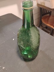 Vtg United Vintners 4555 half Gallon Green Glass Bottle/Established -1881