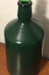 Green Brown Glass Wine Bottle J. M. DA Fonseca Azeitao Portugal 9&Prime; Rare