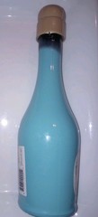 Wine Teal Empty Bottle Gemma di Luna Moscato Italian Sparkling 18.5 Oz Collectib