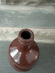 VINTAGE EMPTY MATEUS SPIRAL CARBONATED ROSE WINE BOTTLE 1 PINT OPORTO PORTUGAL
