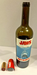 JAWS 50th Anniversary Amity Island Red Wine Collectible Bottle (Empty) w/ Cork