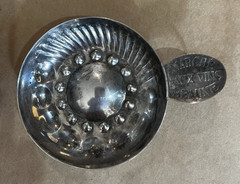 Vintage French Tastevin, Marche Aux Beaune Wine Tasting Cups