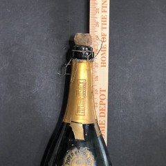 Vintage Piper-Heidsieck EMPTY 3L DOUBLE MAGNUM Champagne Bottle Reims, France
