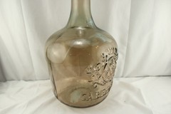 Vidrio San Miguel Large Embossed Wine Jug 17&Prime;