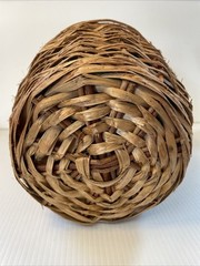 Vtg Wicker Wrapped Demijohn De Muller Viresa Spain Green Glass Wine Bottle 13”H*