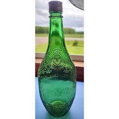 United Vintner&rsquo;s Green Asti 4/5 Quart Wine Bottle 4579 – Mid 60&rsquo;s Vintage