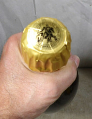 Taittinger Brut Champagne Dummy Empty Bottle Prop Mathusalem Wood Crate Very Big