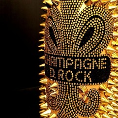Diamond Rock Studs Decoration Empty Bottle Color Gold Togemand D.ROCK Interior