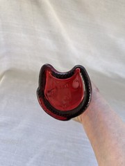 Vintage 2006 Red Happy Cat Wine Bottle 13” Empty Mosel Riesling Germany
