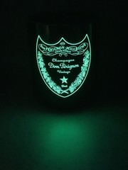 EMPTY BOTTLE Dom Perignon Magnum 1.5 LT LUMINOUS LIGHT-UP CHAMPAGNE BOTTLE