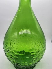Gallo Wine ~ Half Gallon Flavor Guard Bottle ~ Vintage Green Glass with Grapes