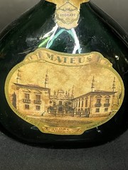 Vintage Empty Green Glass Mateus Rose Wine Bottle 6.1 fl. oz. Frontier Airlines.