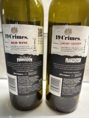 19 Crimes Universal Monsters Glow Wine Bottles Frankenstein, Bride & the Mummy