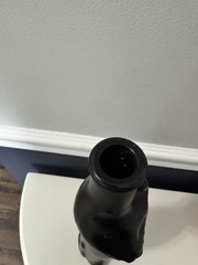 Happy Cat Black Collectible Glass Wine Bottle Empty
