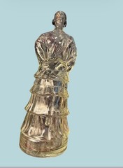 Vintage ~1950s ~ Dalmau Hermanos & Cia ~ Collectible Wine or Liquor Glass Bottle