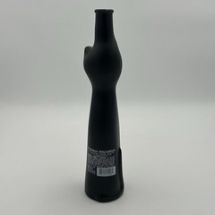 2017 Rheinhessen Moselland Wine Bottle Happy Cat Black Matte Empty 13&Prime; Germany