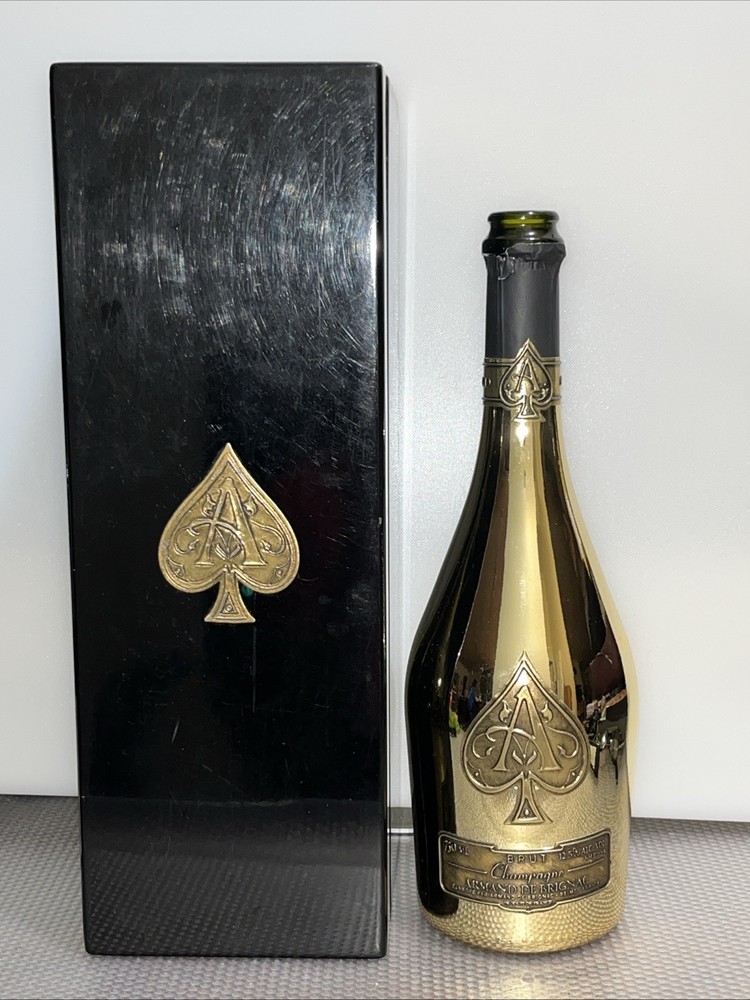 Ace Of Spades Brut Champagne Armand De Brignac – Empty Bottle & Box 750ml France