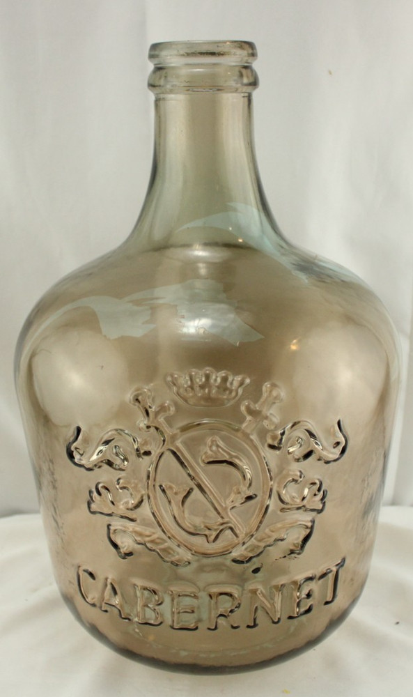 Vidrio San Miguel Large Embossed Wine Jug 17&Prime;