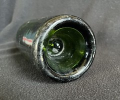 Vintage Green Wine Bottle With Cork Inside, 1900’s