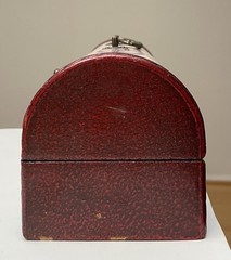 Vintage Chambertin Grand Cru Classe Empty Wine Case Dark Red Wood