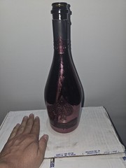 Empty Ace Of Spade Rose Champagne Pink Bottle LIMITED EDITION Color Rose